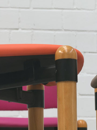 Vintage Stuhl von Fröscher Sitform stapelbar