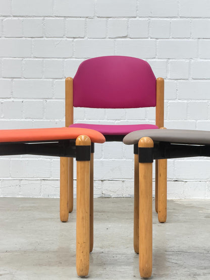 Vintage Stuhl von Fröscher Sitform stapelbar