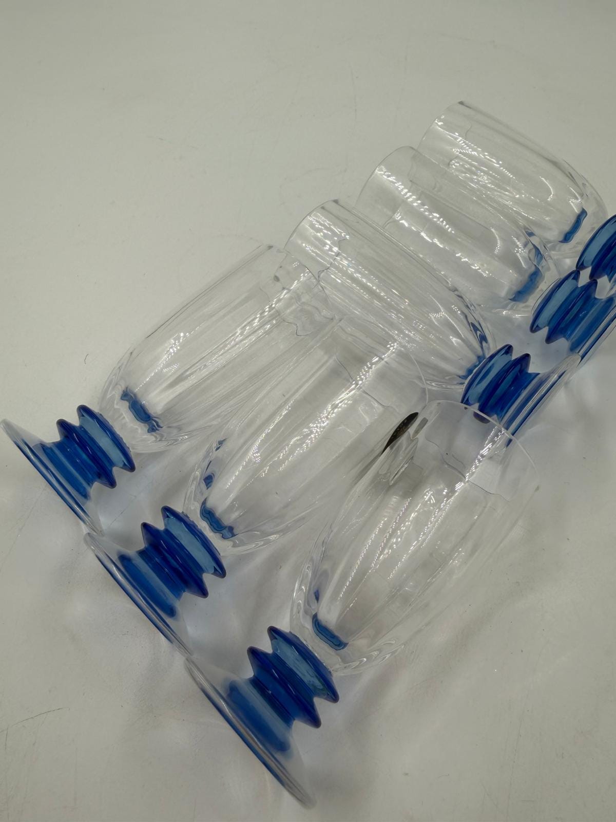 Vintage Glas von Anja Kjær für Holmegaard und Royal Copenhagen Set von 6