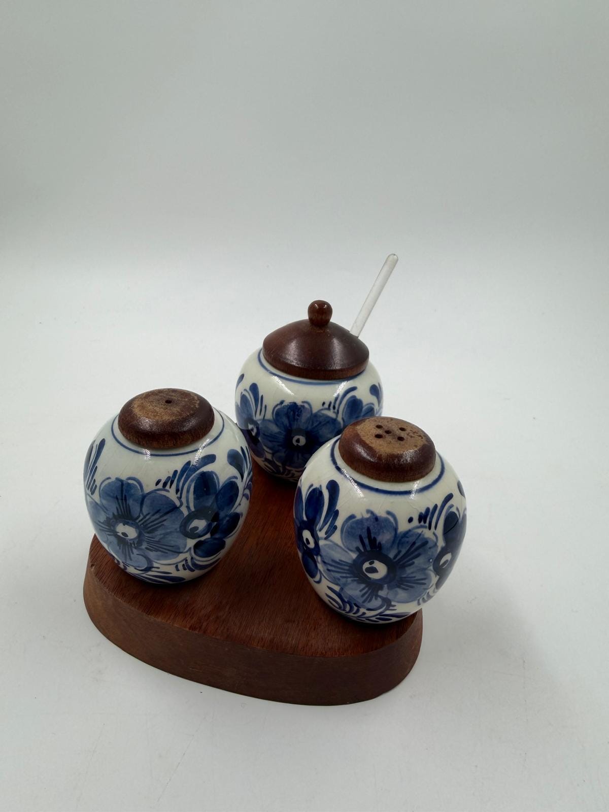 Vintage Dosen Set Original Delfts blau weiß von Original Delfts