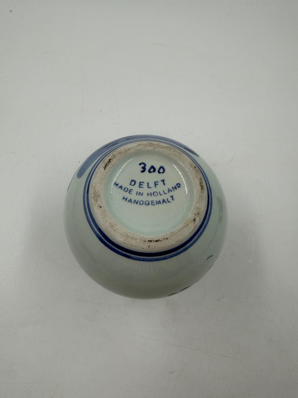 Vintage Vase Delft Blau Windmühle