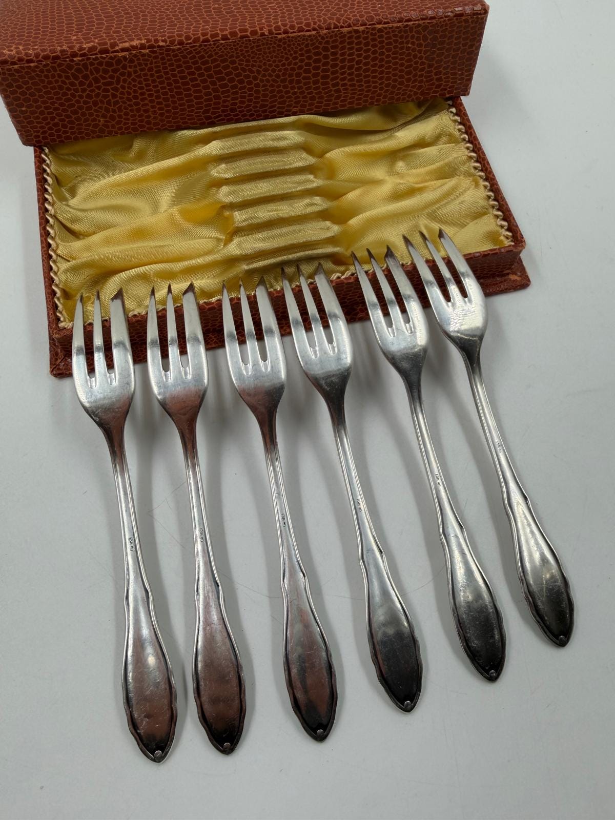 Vintage Kuchengabel Set von 6 von SBS Solingen