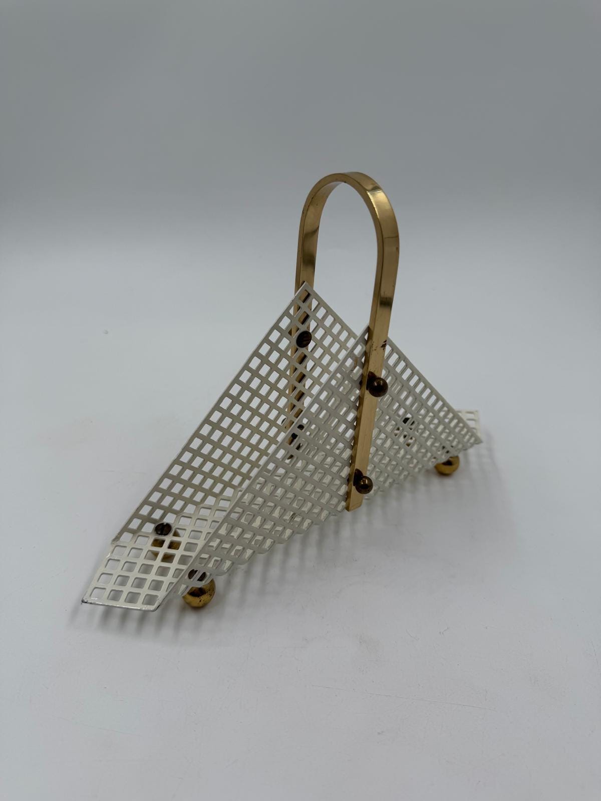 Vintage Serviettenhalter Wiener Werkstätte Stil von Josef Hoffmann für Wiener Werkstätte Selten