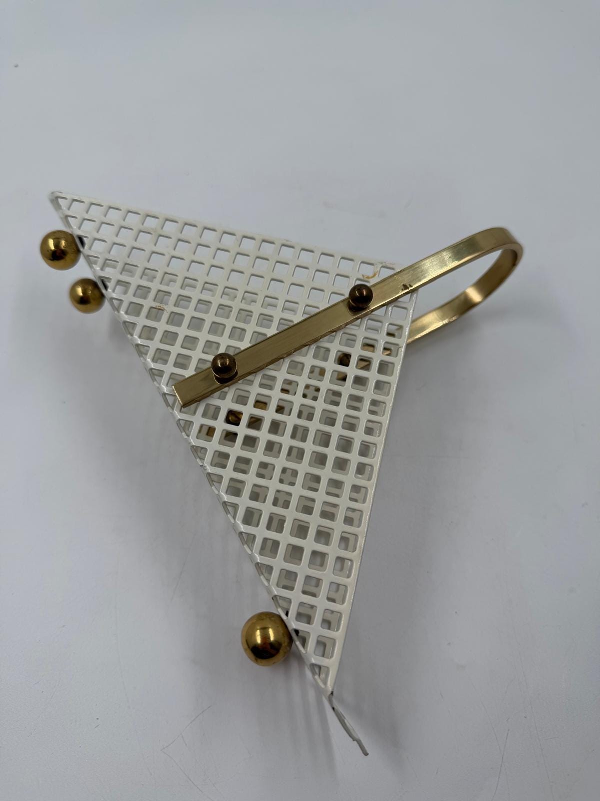 Vintage Serviettenhalter Wiener Werkstätte Stil von Josef Hoffmann für Wiener Werkstätte Selten