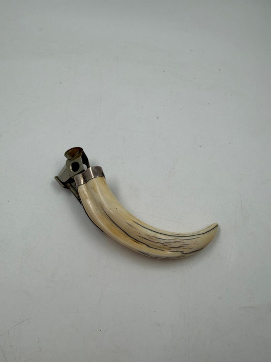 Vintage Zigarrenschneider mit Eberhorn-Griff seltenes Sammlerstück