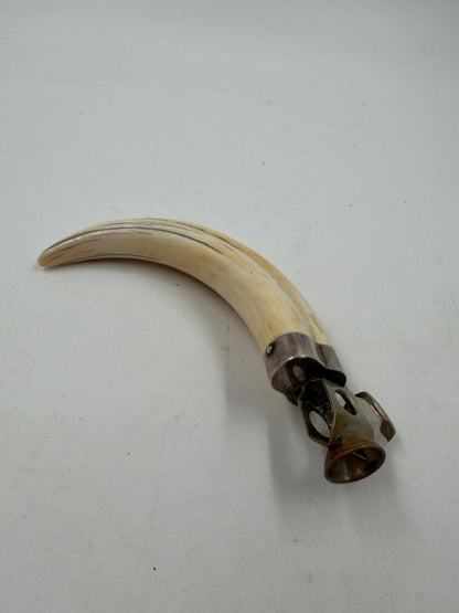 Vintage Zigarrenschneider mit Eberhorn-Griff seltenes Sammlerstück