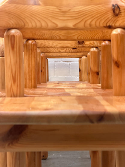 Vintage Esszimmerstuhl von Rainer Daumiller für Hirtshals Sagewerk aus massiver Kiefer