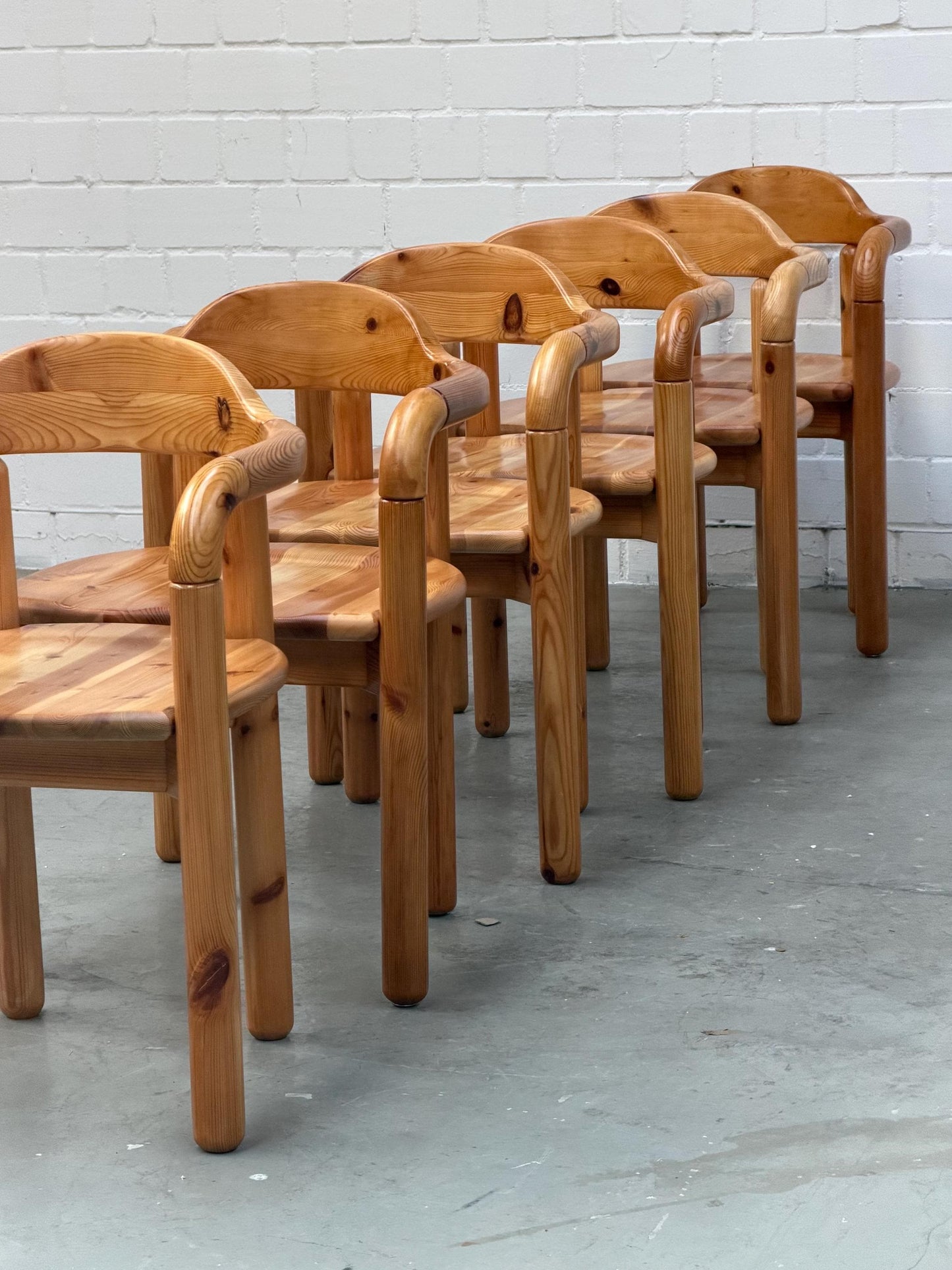 Vintage Esszimmerstuhl von Rainer Daumiller für Hirtshals Sagewerk aus massiver Kiefer