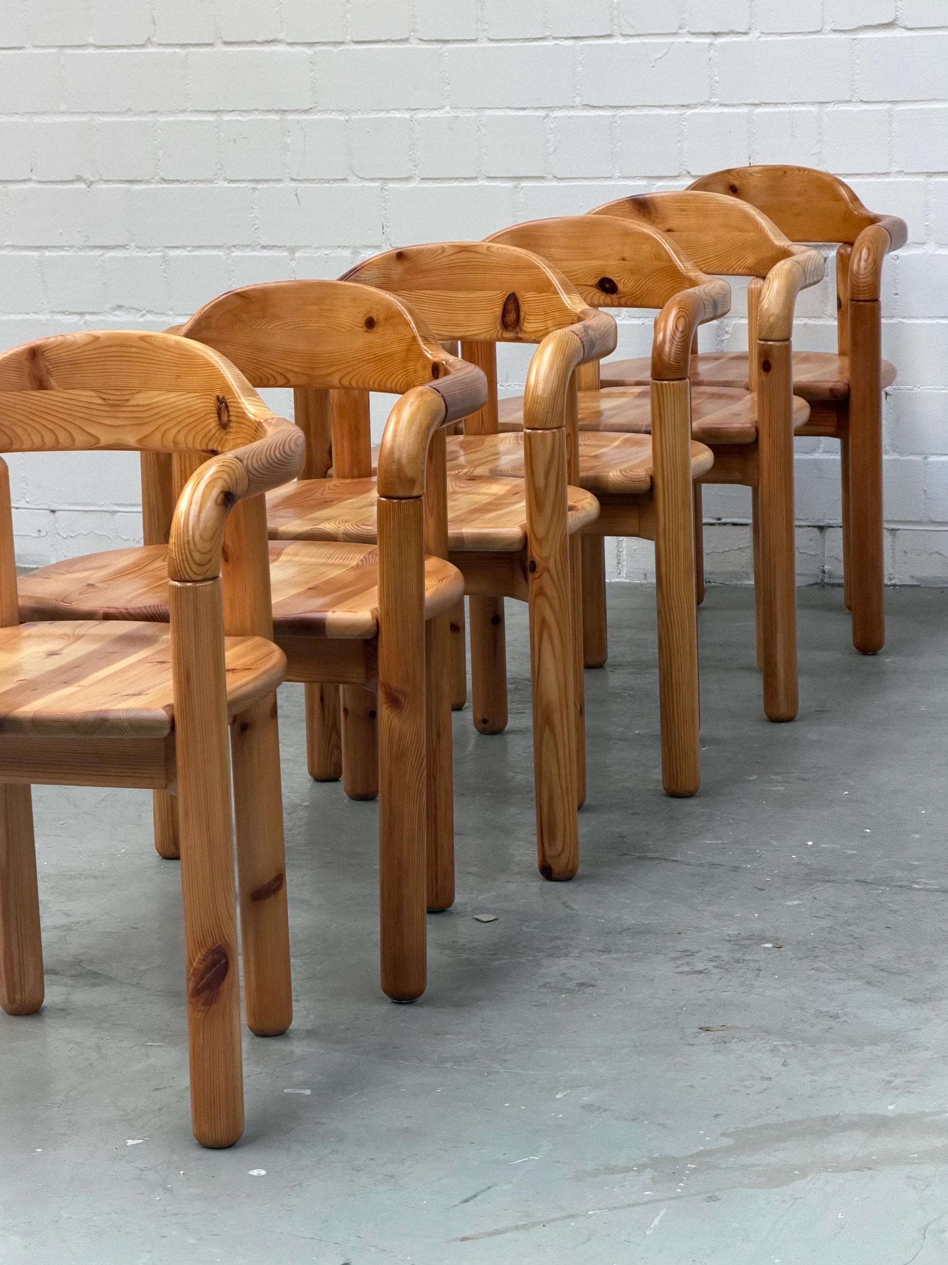 Vintage Esszimmerstuhl von Rainer Daumiller für Hirtshals Sagewerk aus massiver Kiefer