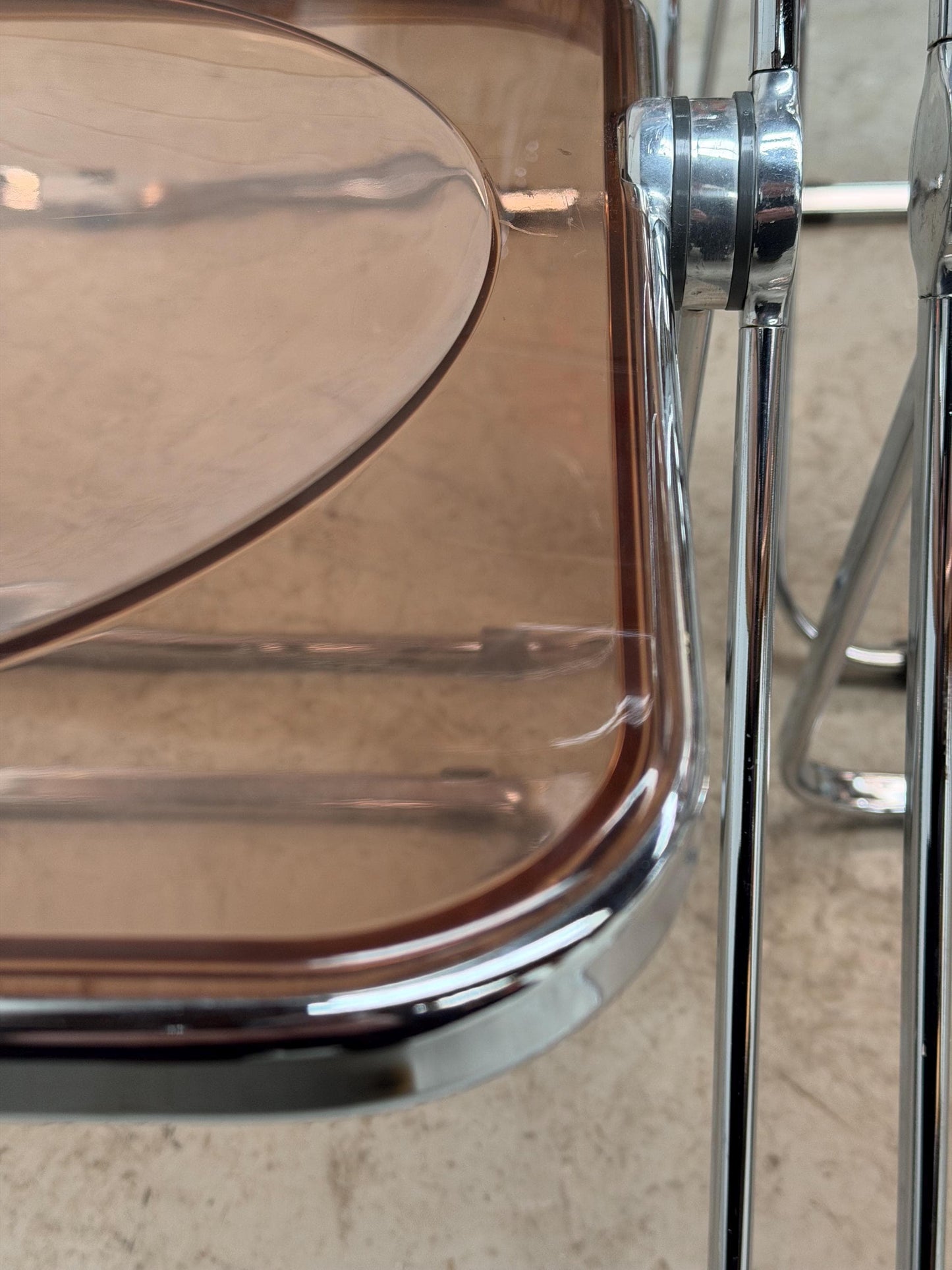 Vintage Klappstuhl Plia von Giancarlo Piretti für Castelli Anonima