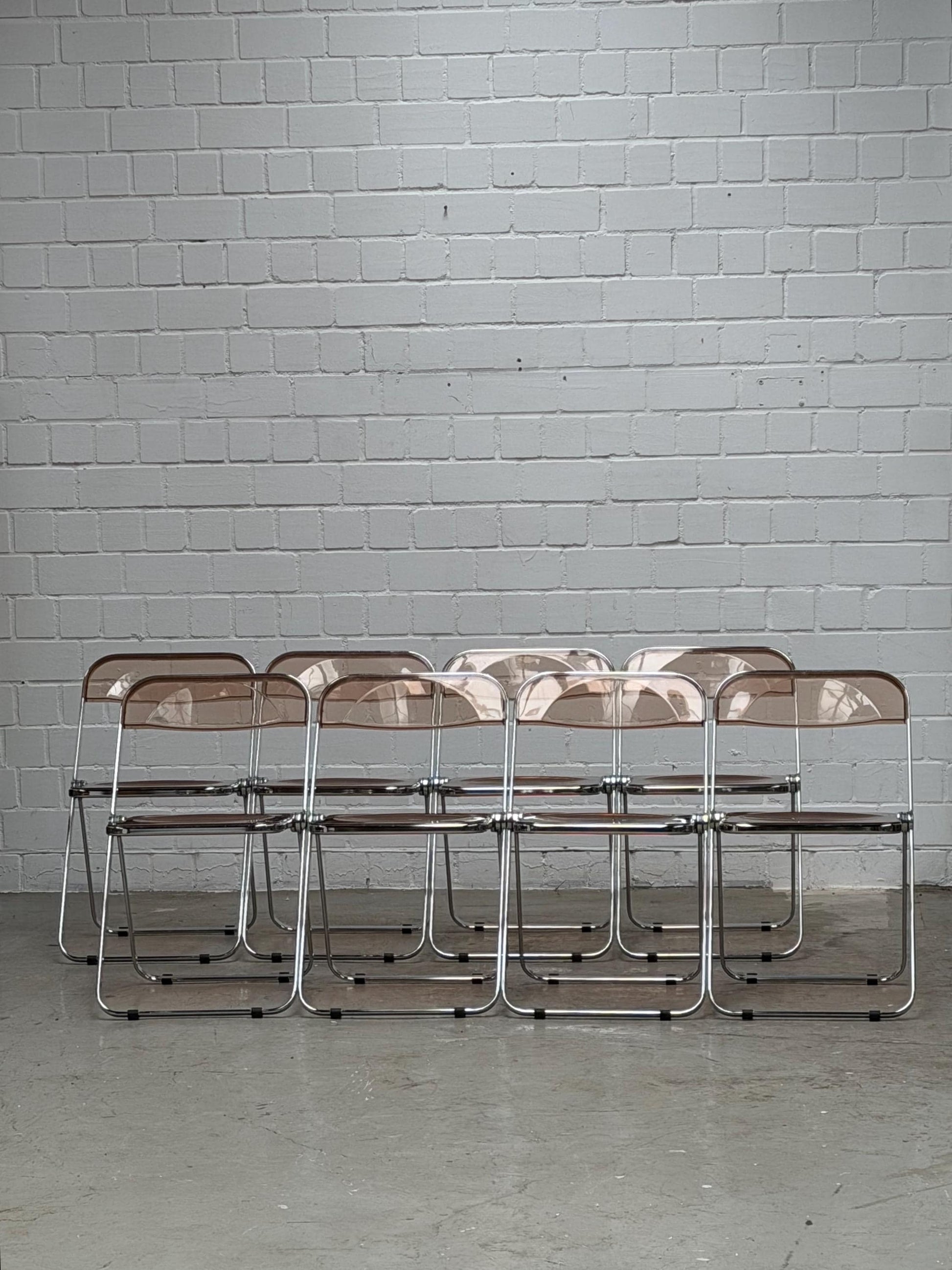 Vintage Klappstuhl Plia von Giancarlo Piretti für Castelli Anonima