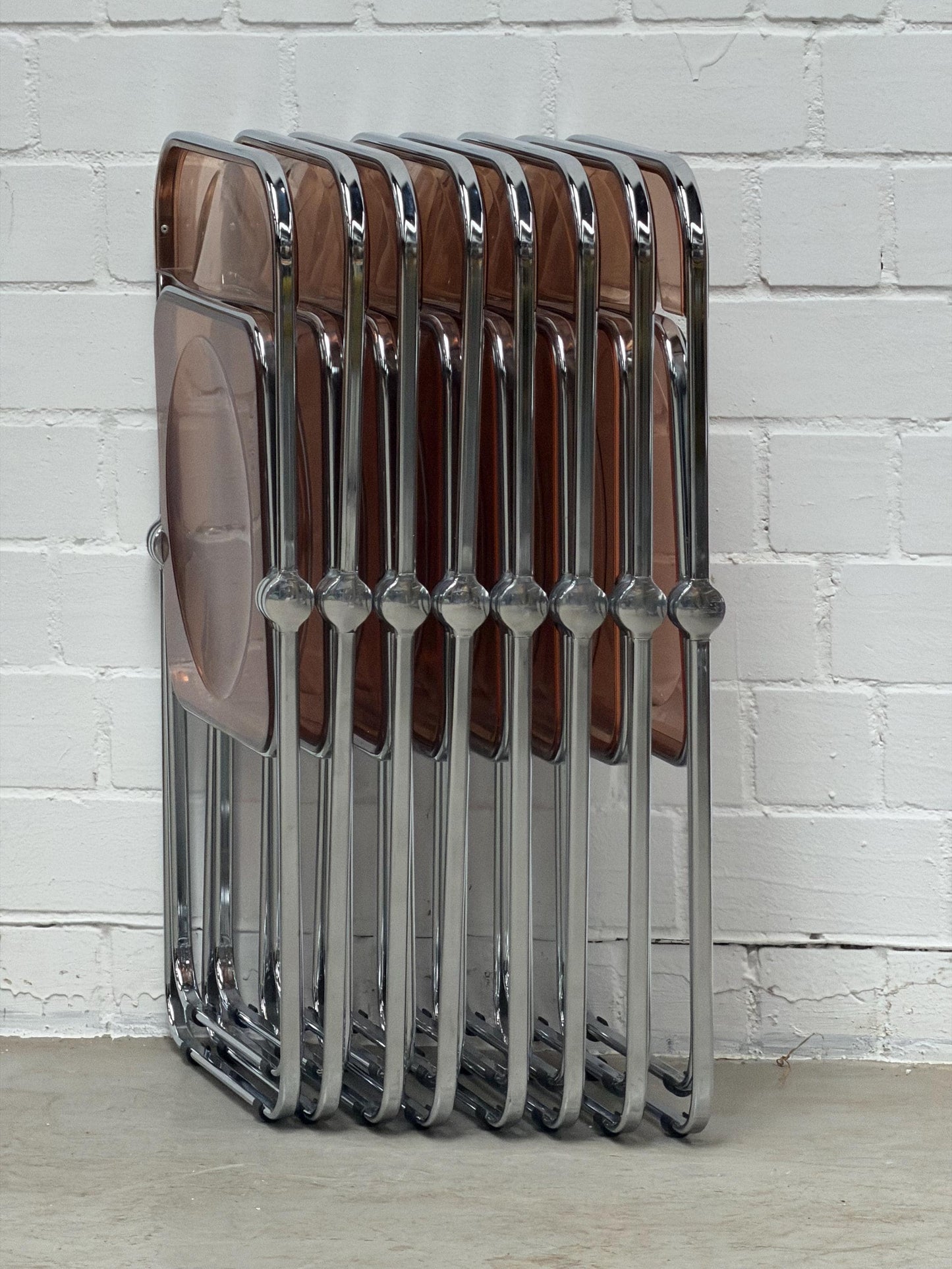 Vintage Klappstuhl Plia von Giancarlo Piretti für Castelli Anonima