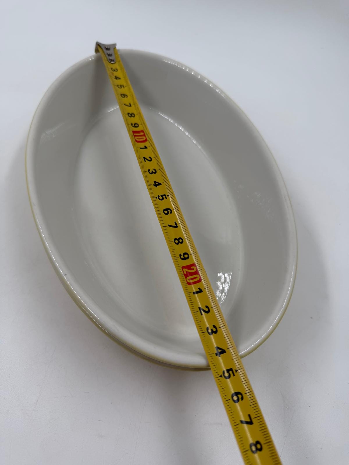 Vintage Auflaufform Set von 2 von Villeroy und Boch feuerfest oval gelb geriffelt