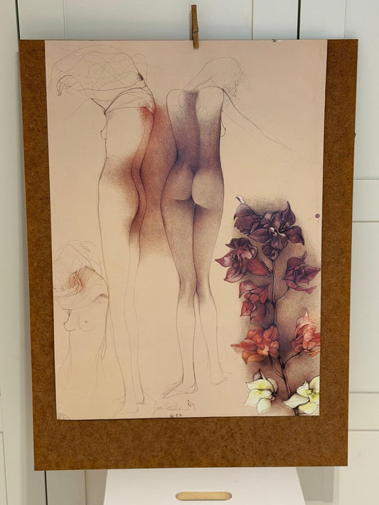 Vintage Kunstposter Orchideen für John von Bruno Bruni