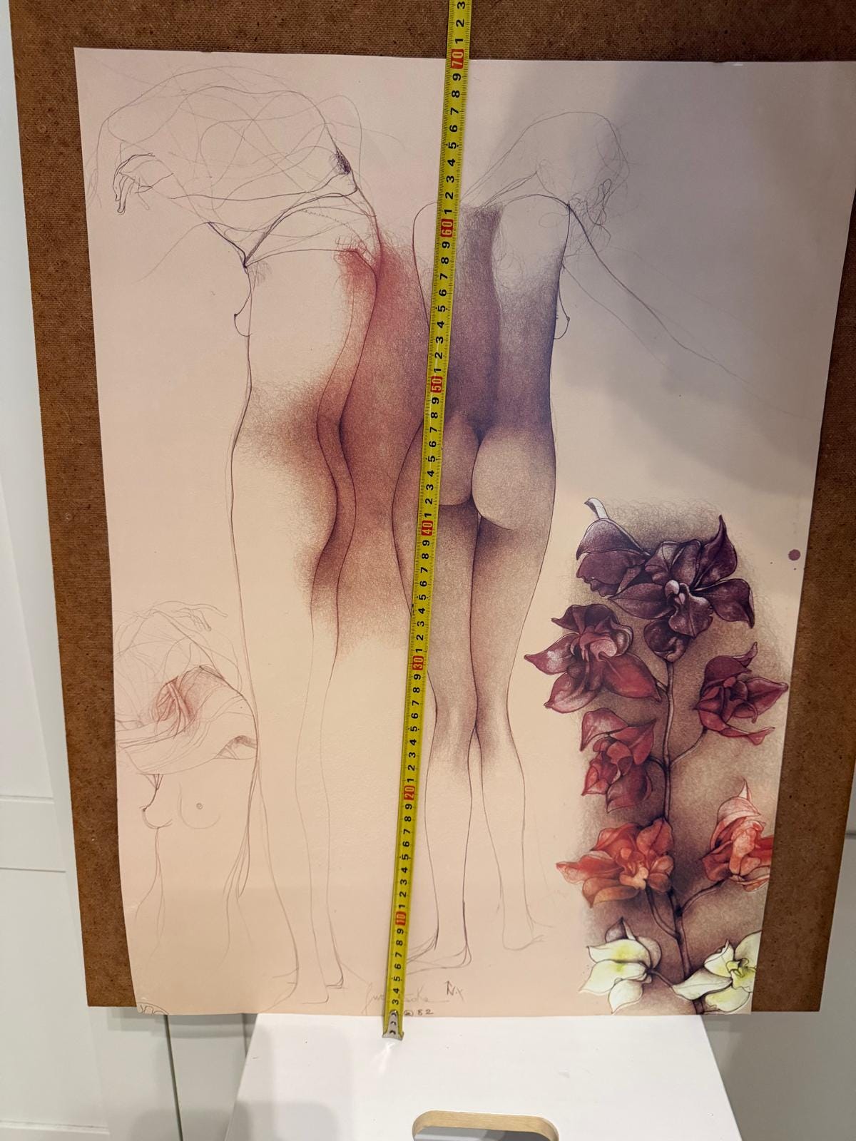 Vintage Kunstposter Orchideen für John von Bruno Bruni