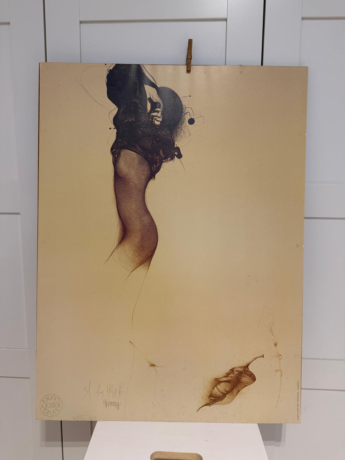 Vintage Poster Bruno Bruni Akt von Bruno Bruni für Lineart GmbH