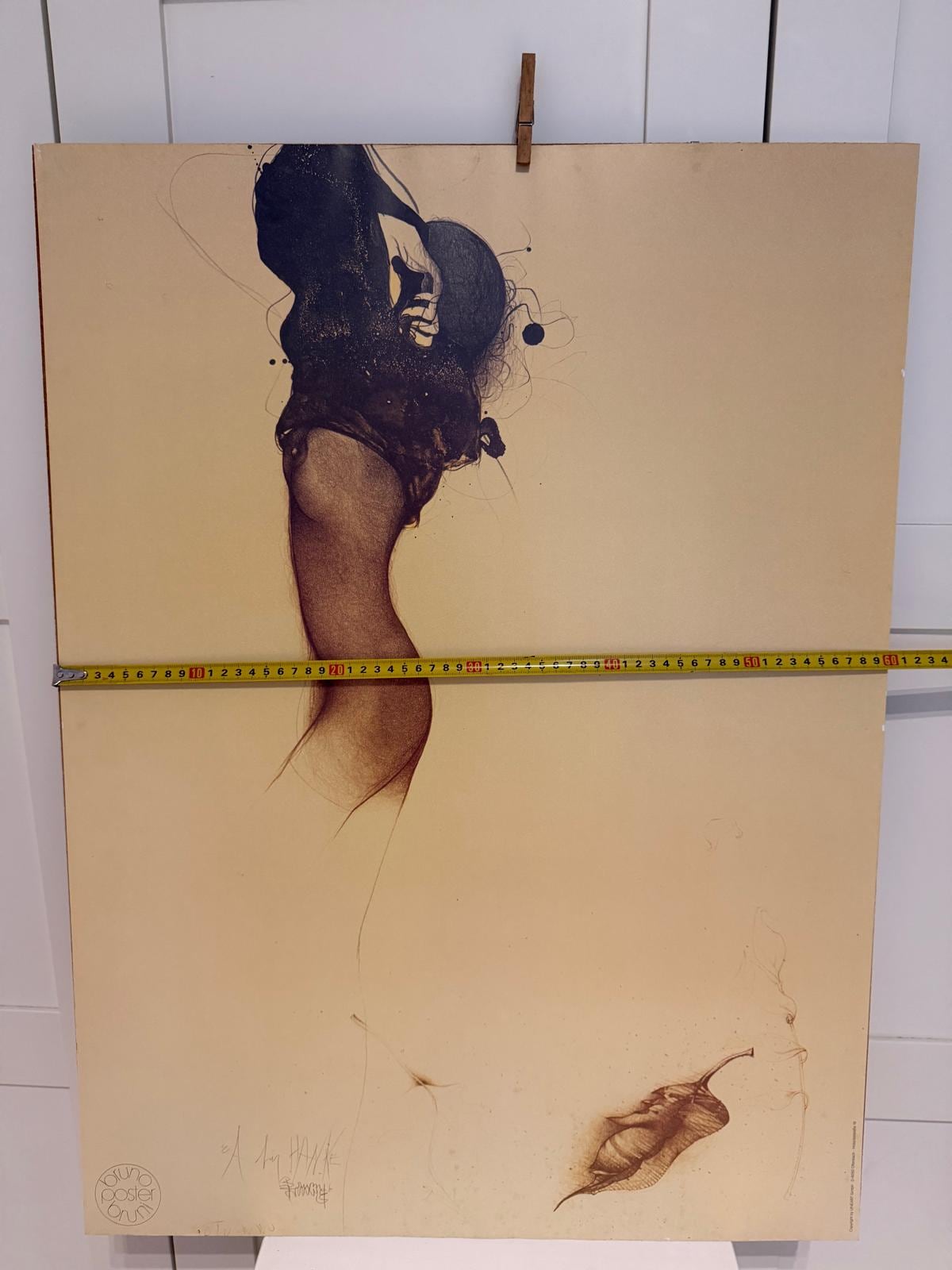 Vintage Poster Bruno Bruni Akt von Bruno Bruni für Lineart GmbH