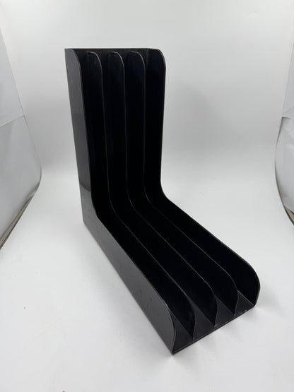 Vintage Schallplattenhalter schwarz von unbekannt für unbekannt mit Sprung, gebraucht