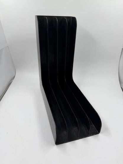 Vintage Schallplattenhalter schwarz von unbekannt für unbekannt mit Sprung, gebraucht