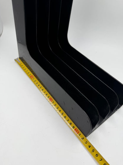 Vintage Schallplattenhalter schwarz von unbekannt für unbekannt mit Sprung, gebraucht