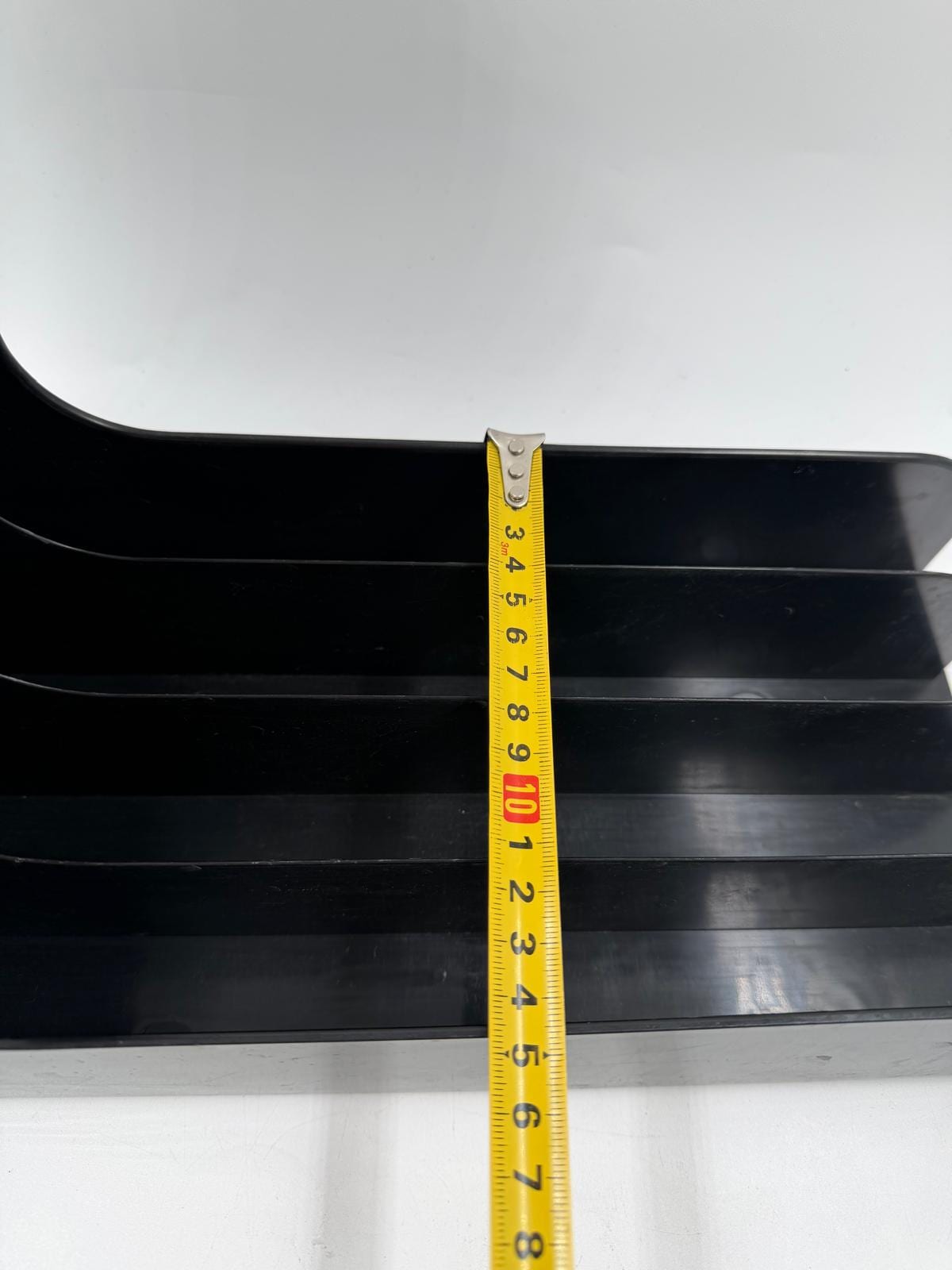 Vintage Schallplattenhalter schwarz von unbekannt für unbekannt mit Sprung, gebraucht