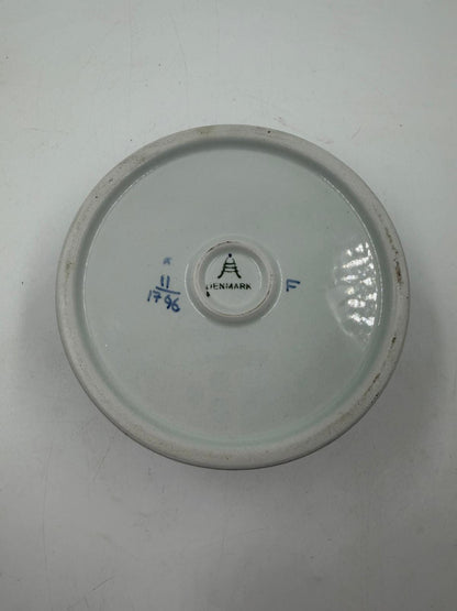 Vintage Kerzenhalter von Royal Copenhagen blau weiß