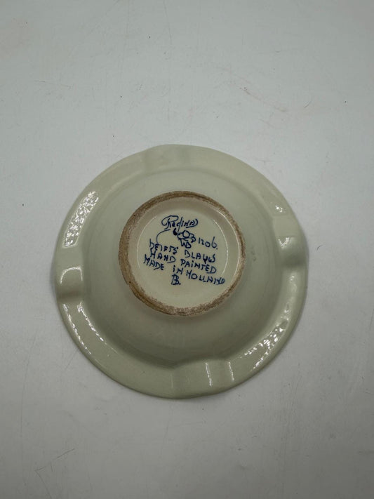 Vintage Aschenbecher Regina Delfts Blauw von Regina
