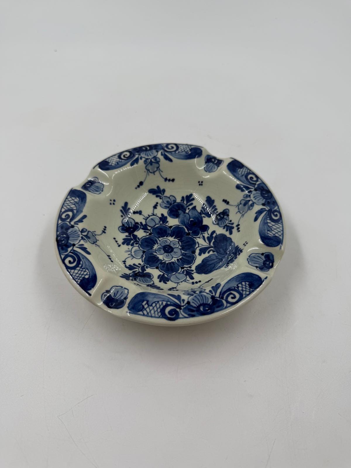 Vintage Aschenbecher Regina Delfts Blauw von Regina