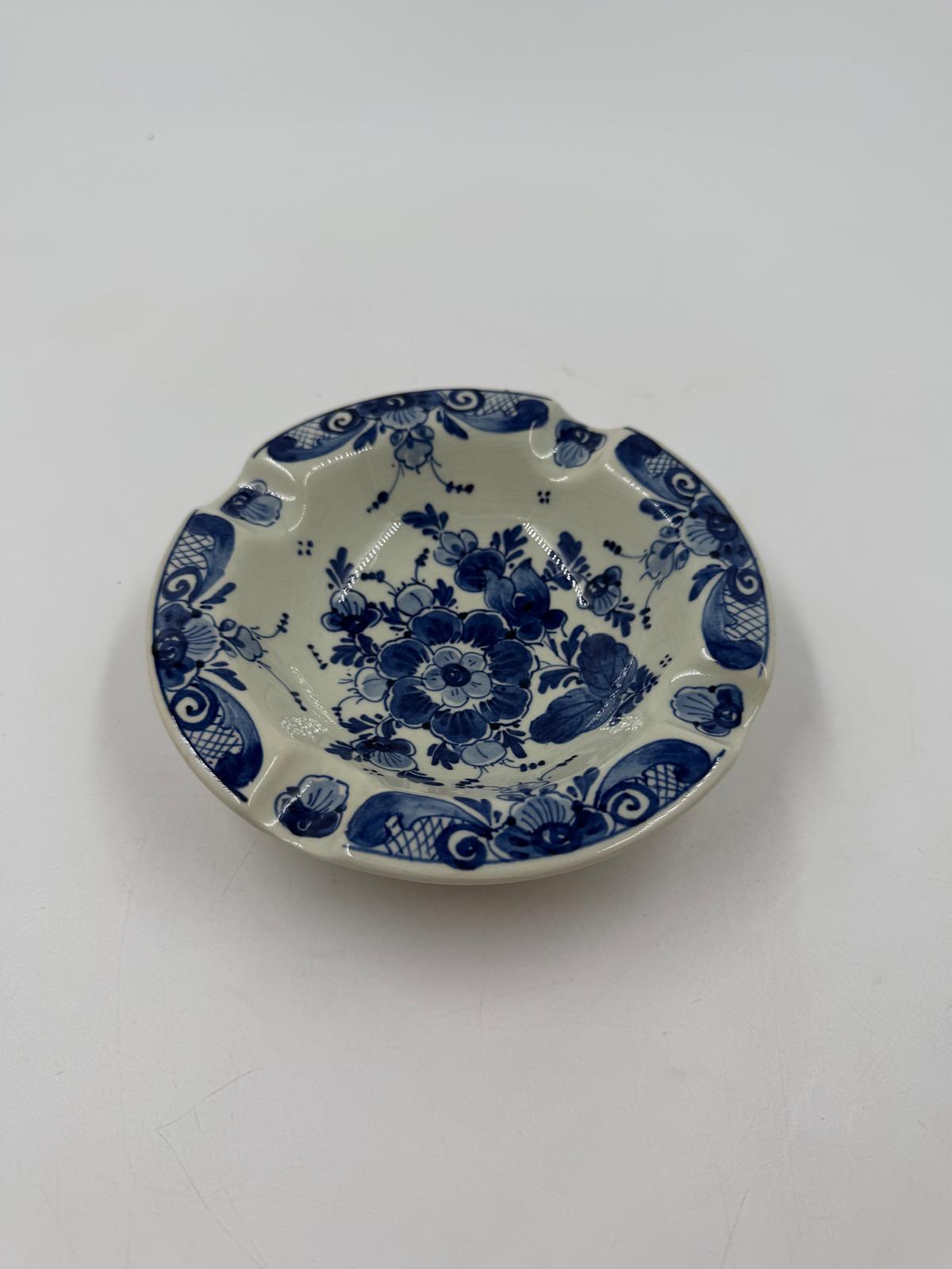 Vintage Aschenbecher Regina Delfts Blauw von Regina