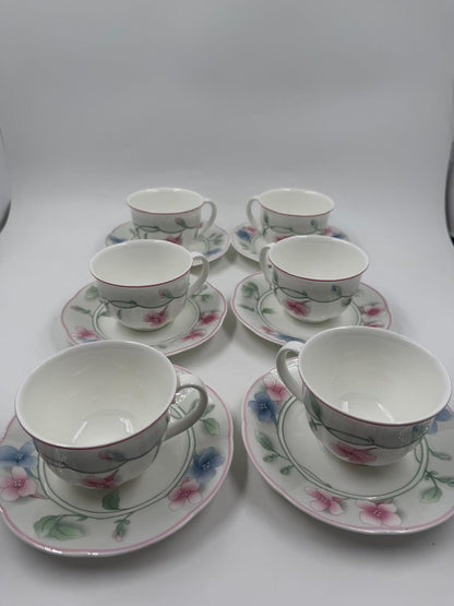 Vintage Geschirr Viola von Villeroy und Boch Set von 14