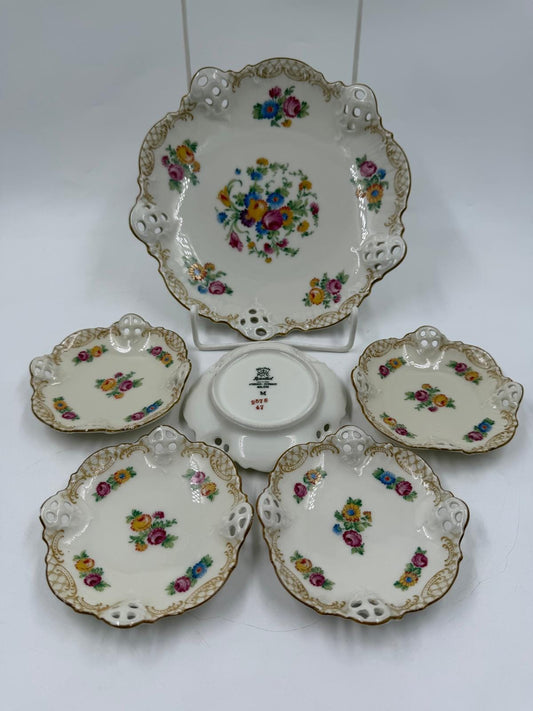 Vintage Schale Set von 6 Hellbrunn von Rosenthal