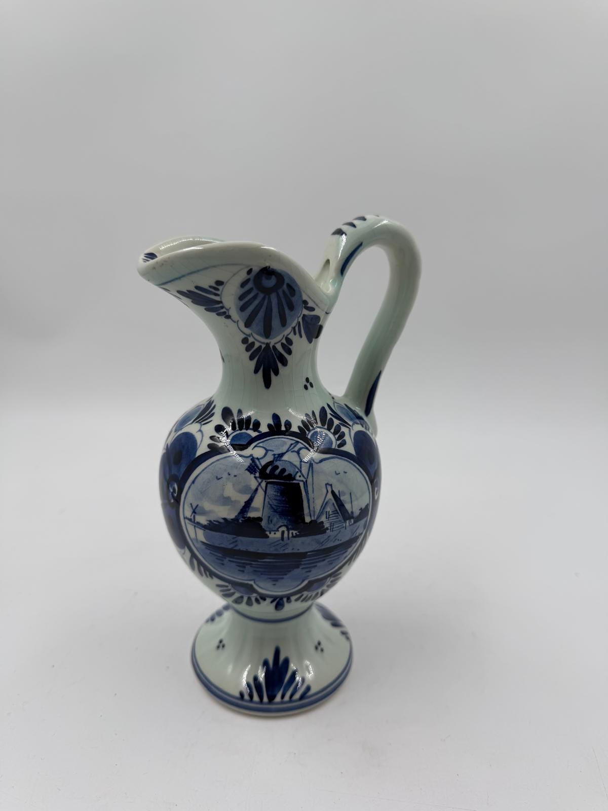 Vintage Krug Delft Blau von Holland Vintage Keramik blau-weiß