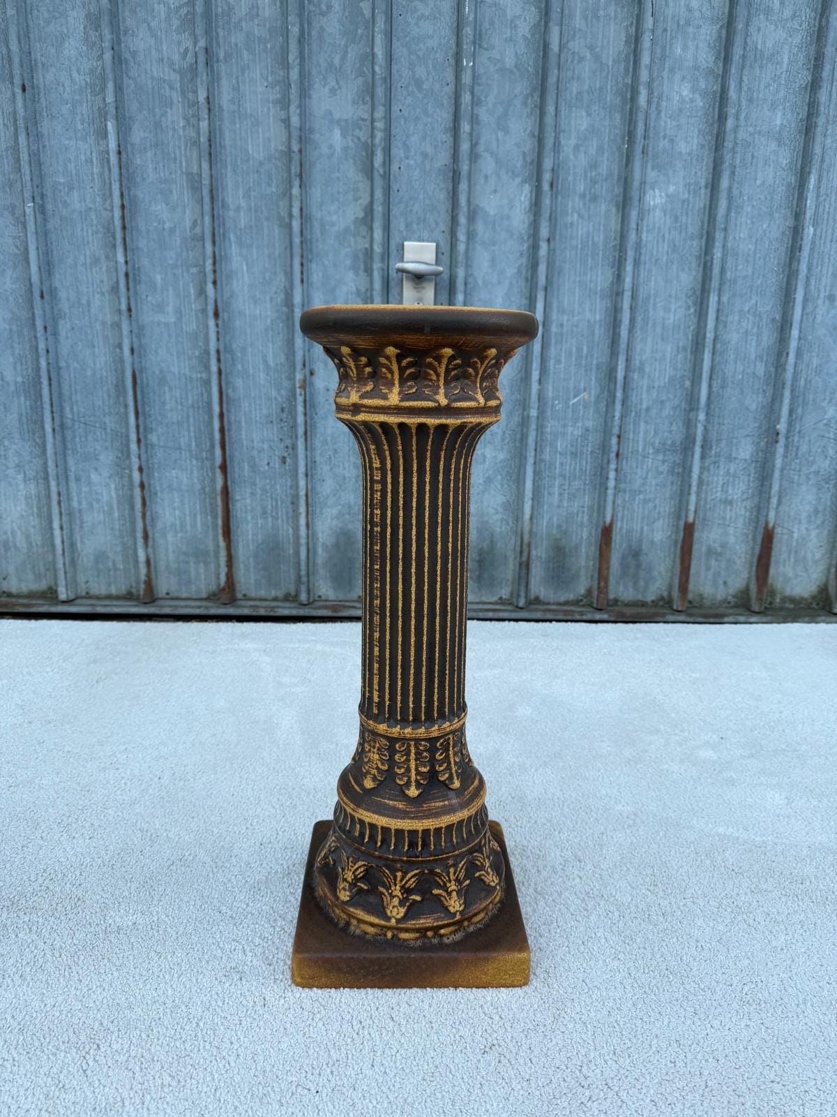 Vintage Säule Keramik römisch-griechisch 57 cm hoch