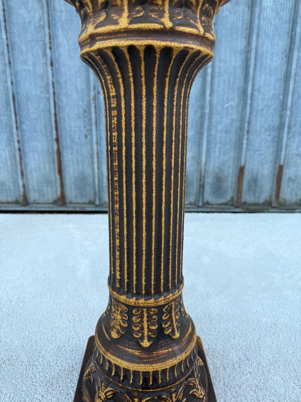 Vintage Säule Keramik römisch-griechisch 57 cm hoch