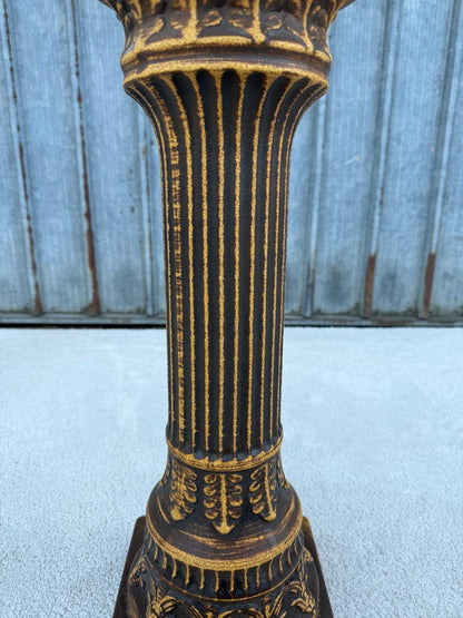 Vintage Säule Keramik römisch-griechisch 57 cm hoch