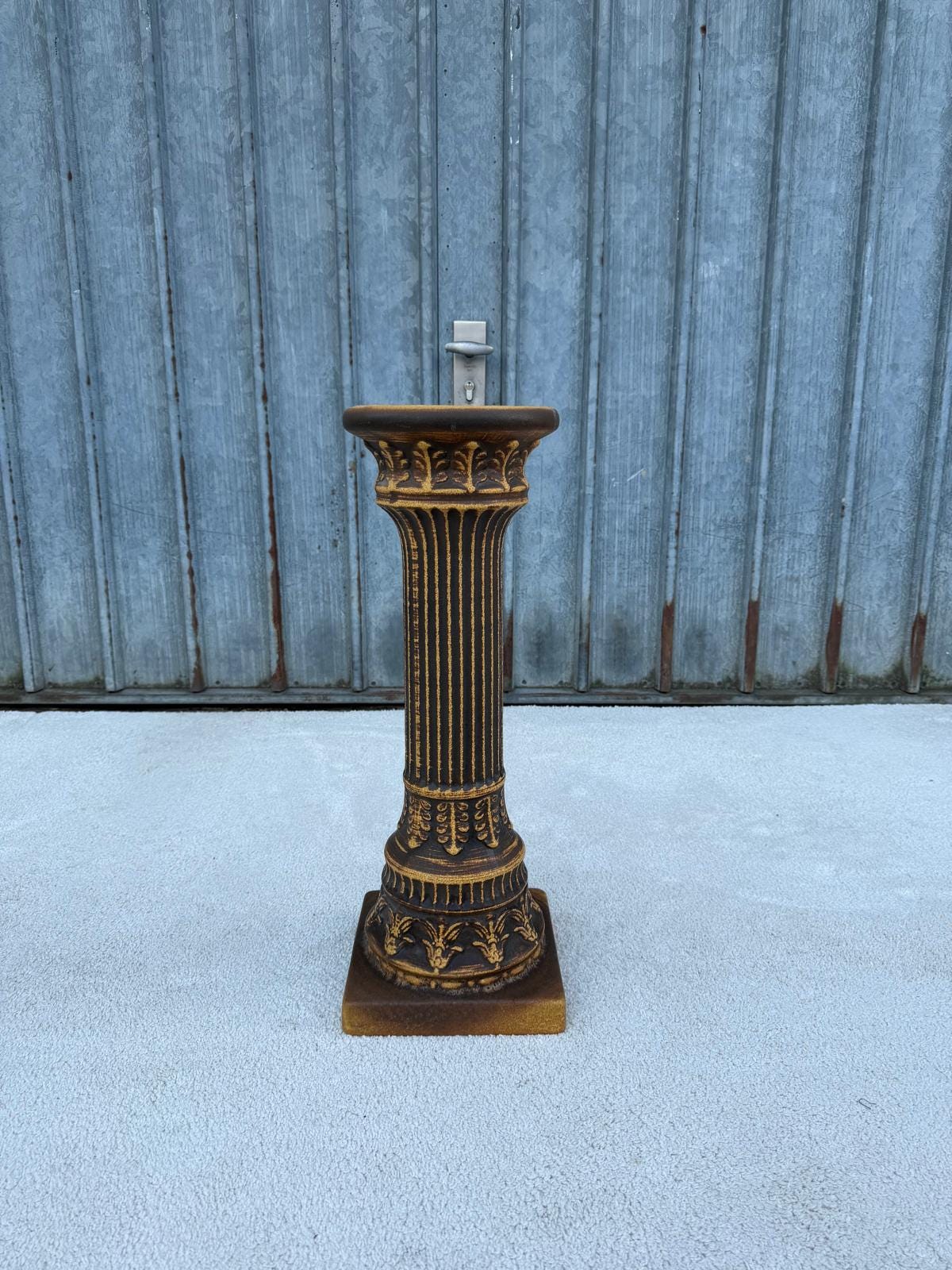 Vintage Säule Keramik römisch-griechisch 57 cm hoch