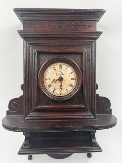 Vintage Wanduhr Camelot Quarz mit römischen Ziffern von Camelot