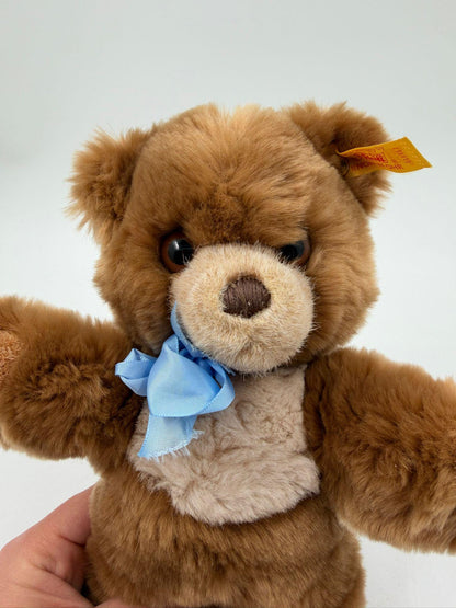 Vintage Teddybär Cosy 26 cm von Steiff mit Knopf im Ohr braun wie neu