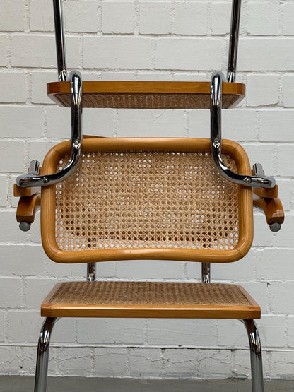 Vintage Stuhl Cesca von Marcel Breuer für unbekannter italienischer Designer