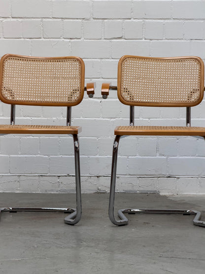 Vintage Stuhl Cesca von Marcel Breuer für unbekannter italienischer Designer
