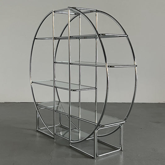 Vintage Bücherregal Bauhaus rund von unbekannt für unbekannt