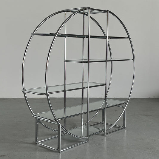 Vintage Bücherregal Bauhaus rund von unbekannt für unbekannt