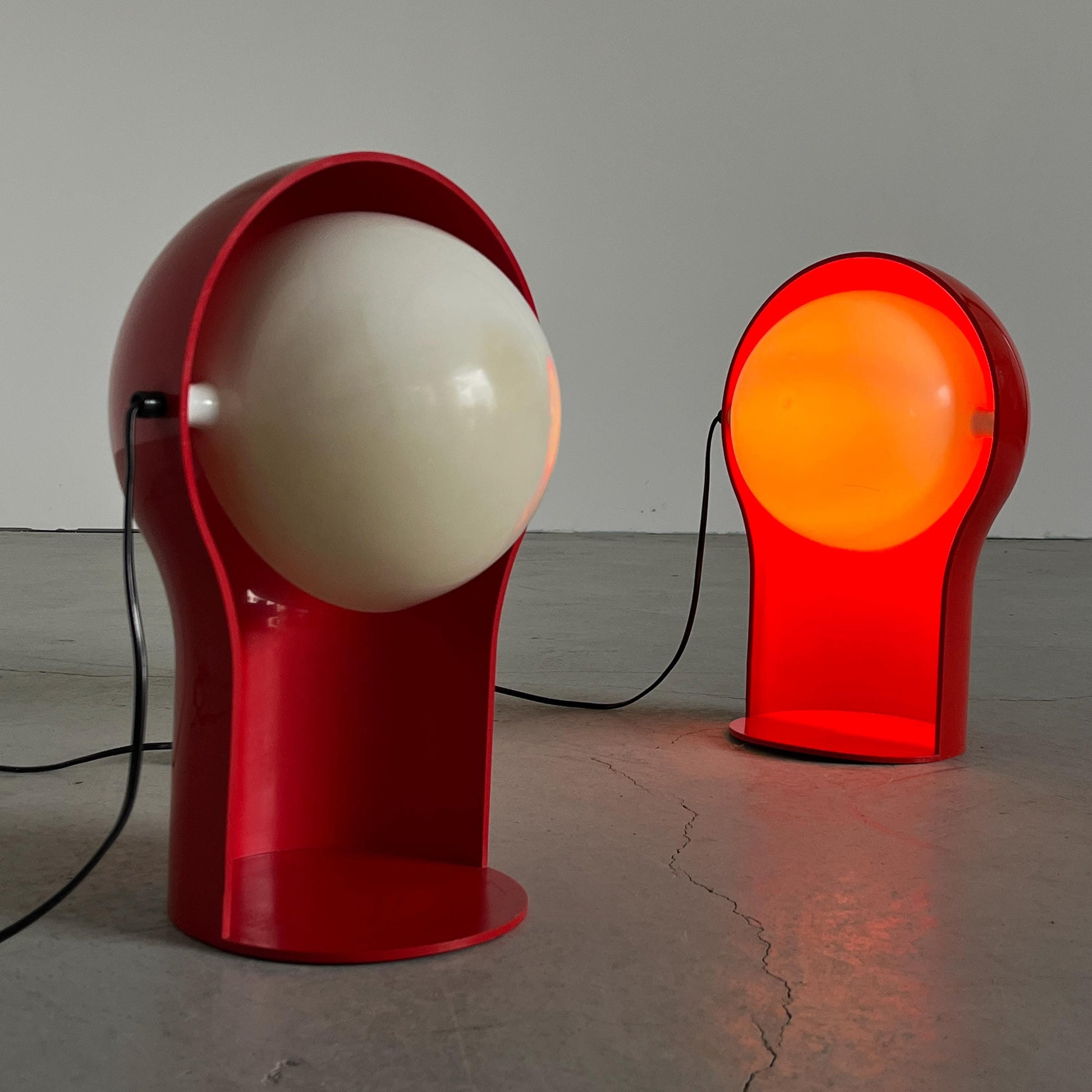 Vintage Tischlampe Telegono von Vico Magistretti für Artemide, Set von 2