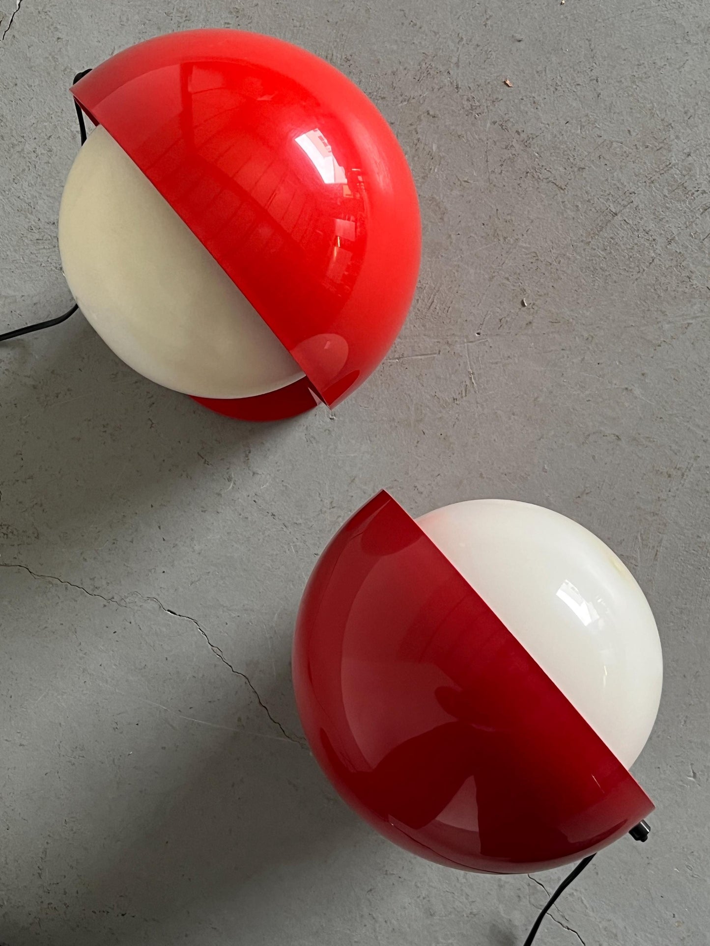 Vintage Tischlampe Telegono von Vico Magistretti für Artemide, Set von 2