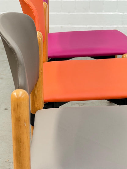 Vintage Stuhl von Fröscher Sitform stapelbar