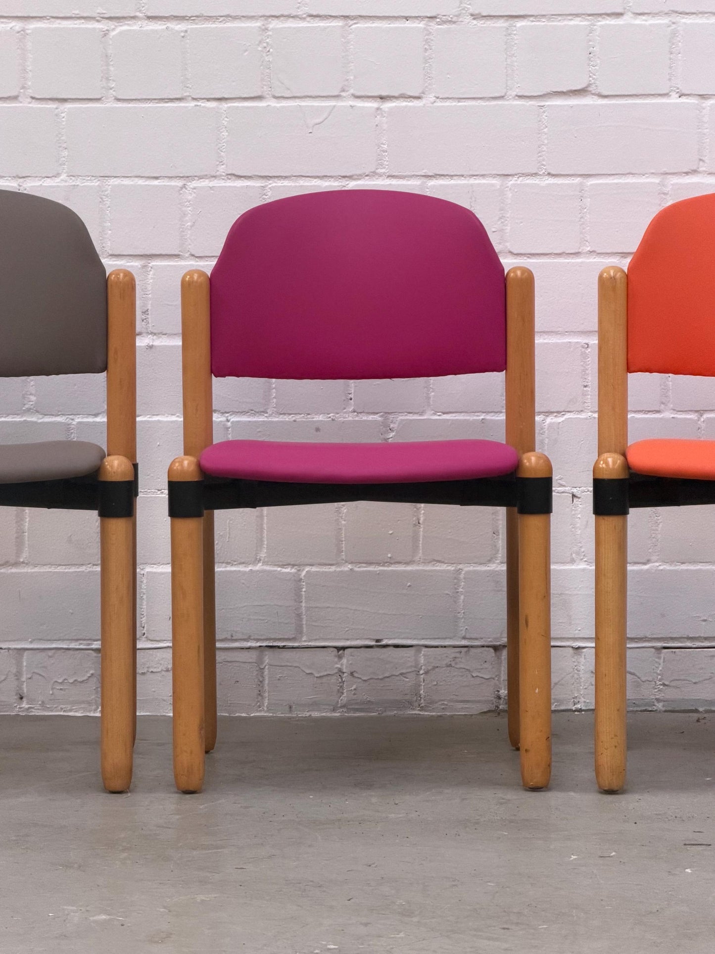 Vintage Stuhl von Fröscher Sitform stapelbar