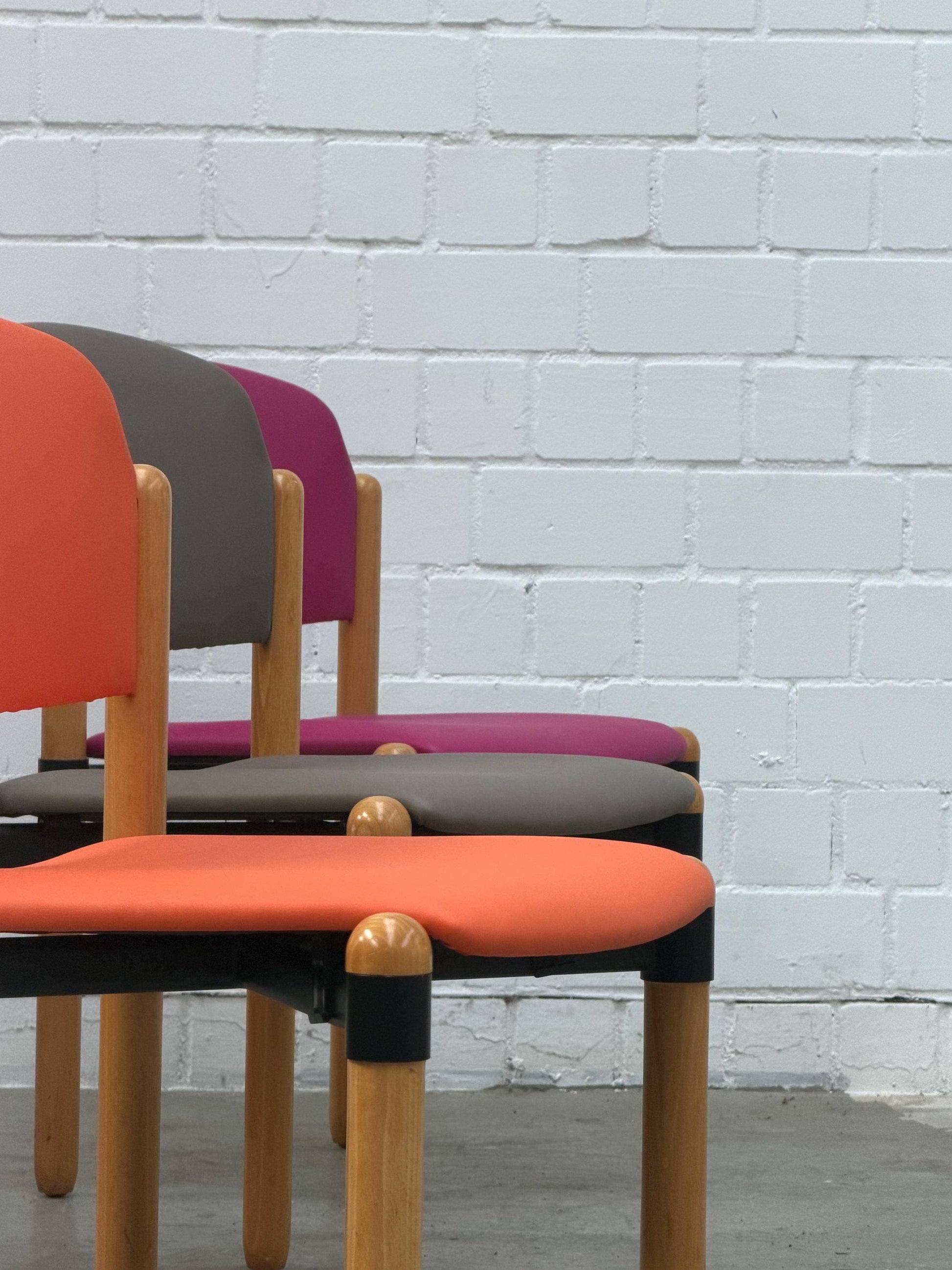 Vintage Stuhl von Fröscher Sitform stapelbar