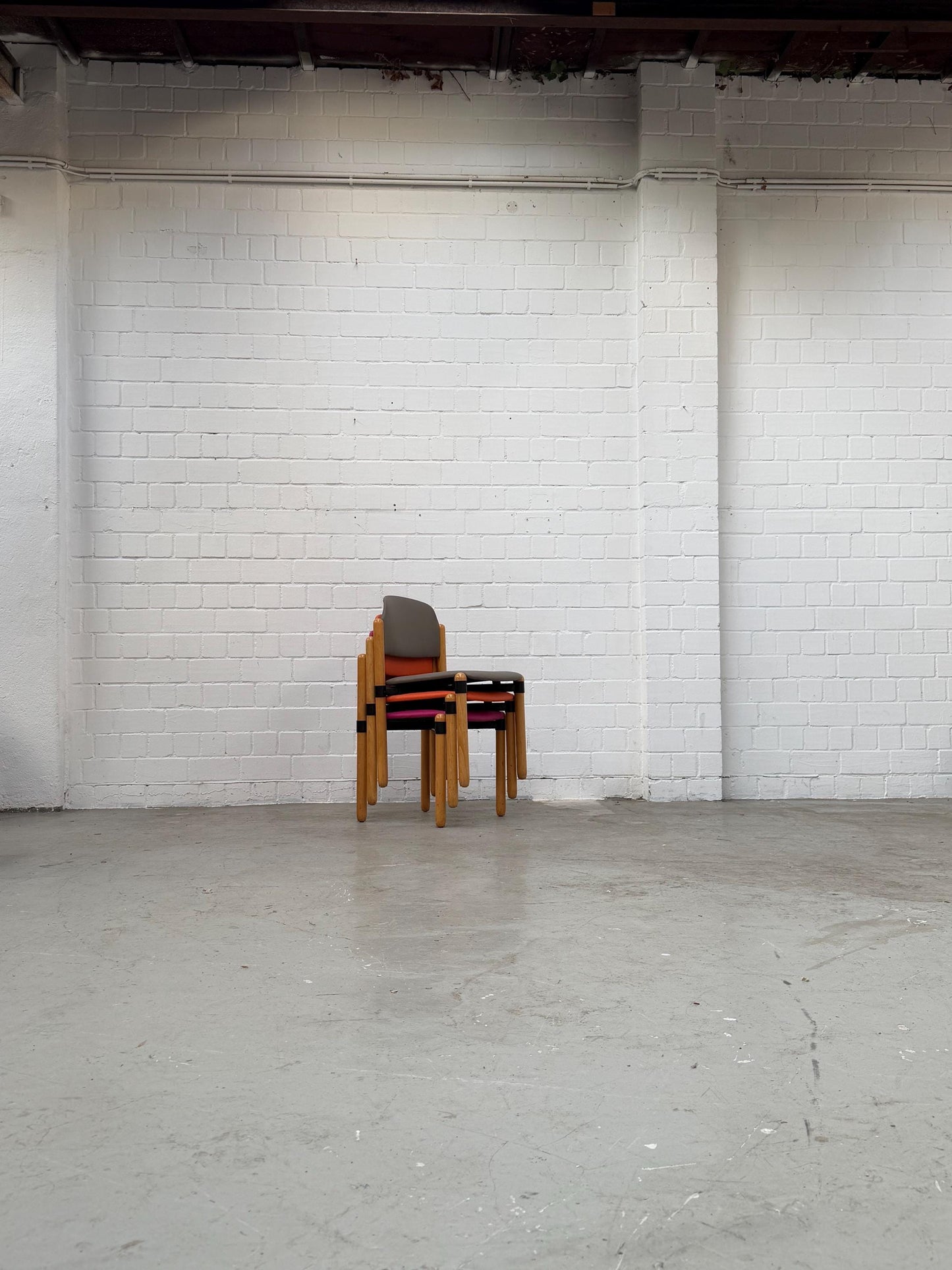 Vintage Stuhl von Fröscher Sitform stapelbar