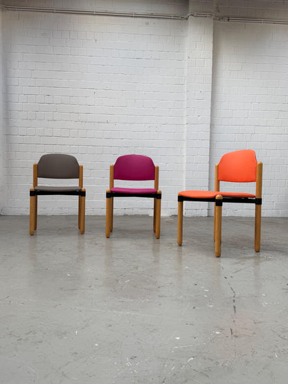 Vintage Stuhl von Fröscher Sitform stapelbar