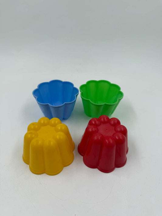 Vintage Puddingform Set von Dr. Oetker bunt